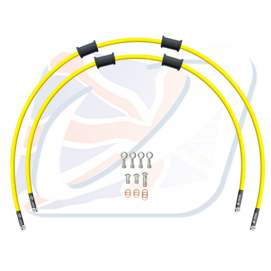 CROSSOVER-predok-sada Venhill POWERHOSEPLUS KAW-6013FS-YE (2 hadice v sade) žlté hadice, nerezové kokncovky