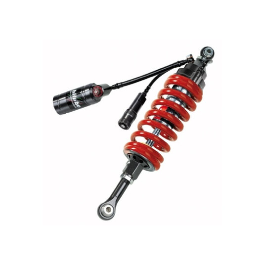 Tlmič BITUBO adjustable: hydraulic spring preload, rebound, double compression, length red spring