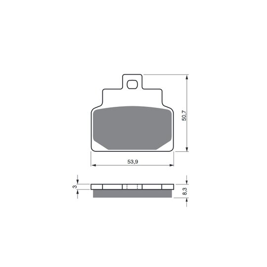 Brzdové obloženie GOLDFREN 170 S3