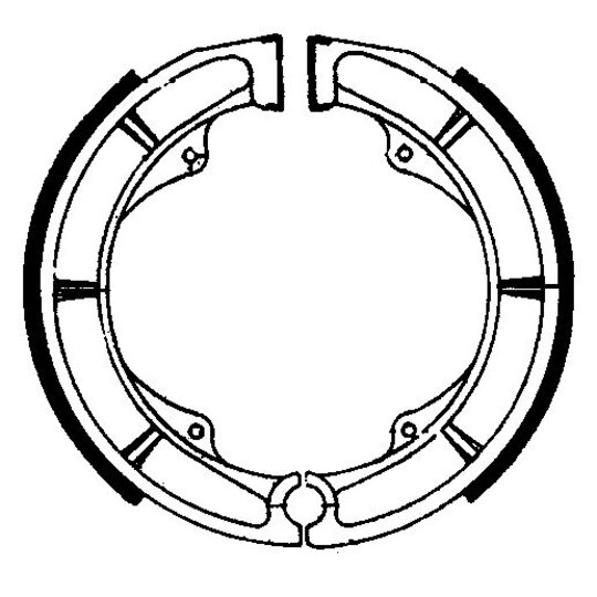 Brzdové čeľuste FERODO 225129089