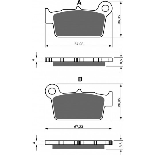 Brzdové obloženie GOLDFREN 346 S3