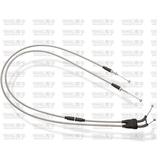 lanká plynu -pár Venhill Y01-4-076-GY s nízkym trením sivá