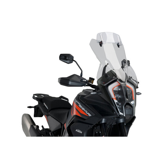 Plexi na motorku PUIG TOURING PLUS WITH VISOR 20817H dymové