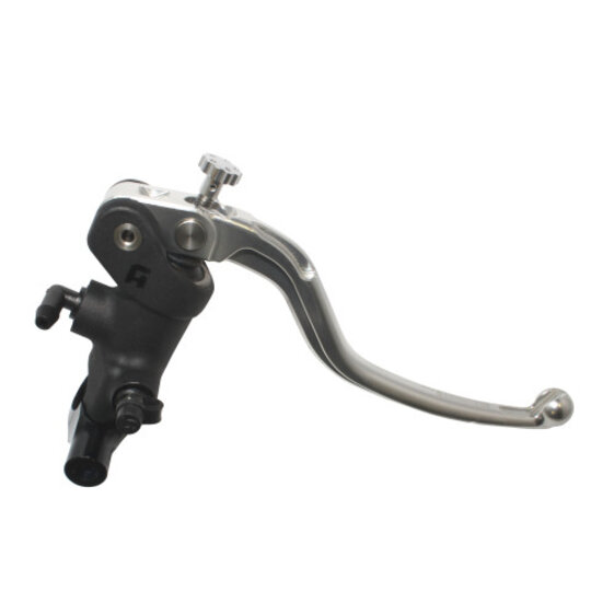 Radial brake master cylinder ACCOSSATO 19 x 20 with fixed lever,silver