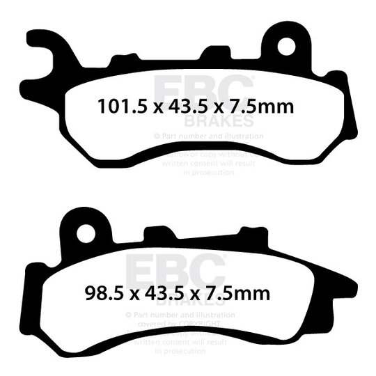 Brzdové obloženie EBC SFA723