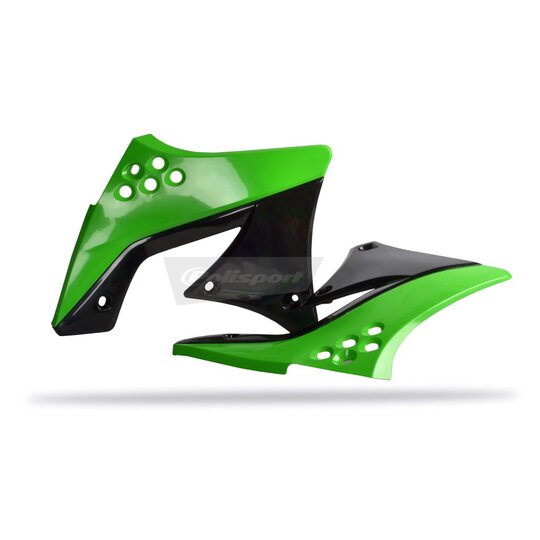 Spojler chladiča POLISPORT 8412800001 (pár) zeleno 05/ čierna