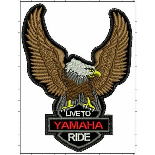 Nášivka orol Yamaha malá