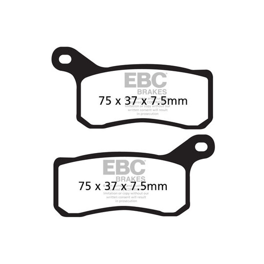 Brzdové obloženie EBC FA462R