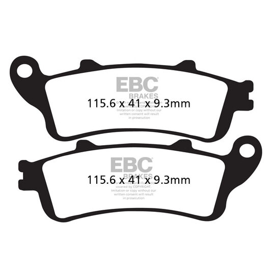 Brzdové obloženie EBC SFA281HH