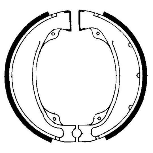 Brzdové čeľuste FERODO 225129055