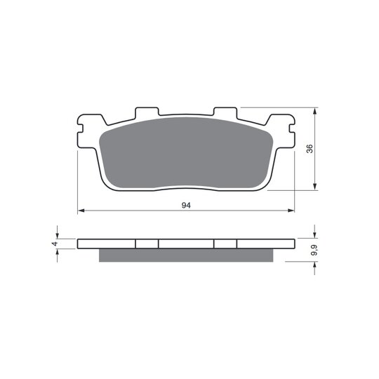 Brzdové obloženie GOLDFREN 355 AD