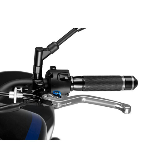 Páčka spojky bez adaptéra PUIG 3.0 220PA dlhé strieborná/modrá