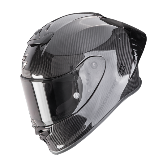 Scorpion prilba exo-r1 evo ii carbon air - solid / black - A_scorpionEXOR1EVOIICARBA_SOLID_Bla