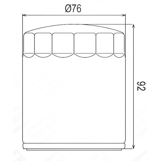 Olejový filter CHAMPION COF070B 100609965