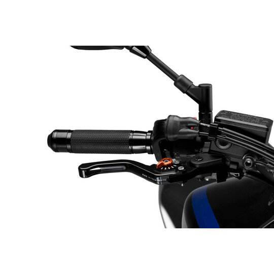 Páčka brzdy bez adaptéra PUIG 3.0 130NT krátke čierna/oranžová