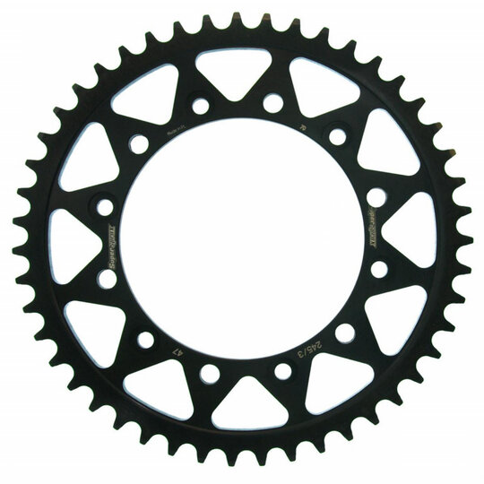 Reťazová rozeta SUPERSPROX RFE-245/3:47-BLK čierna 47T, 520