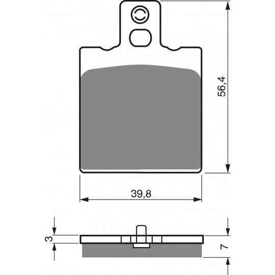 Brzdové obloženie GOLDFREN 038 AD