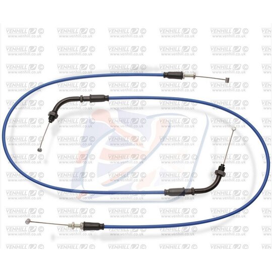Lanko plynu Venhill Y01-4-105-BL s nízkym trením modrá