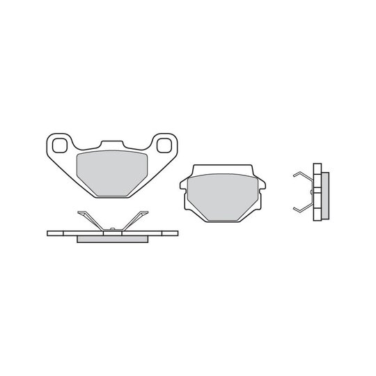 Brzdové obloženie BREMBO 07BB07TT
