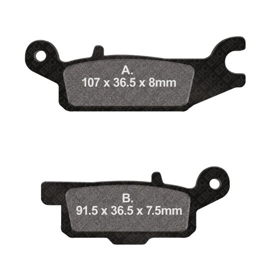 Brzdové obloženie EBC FA443TT