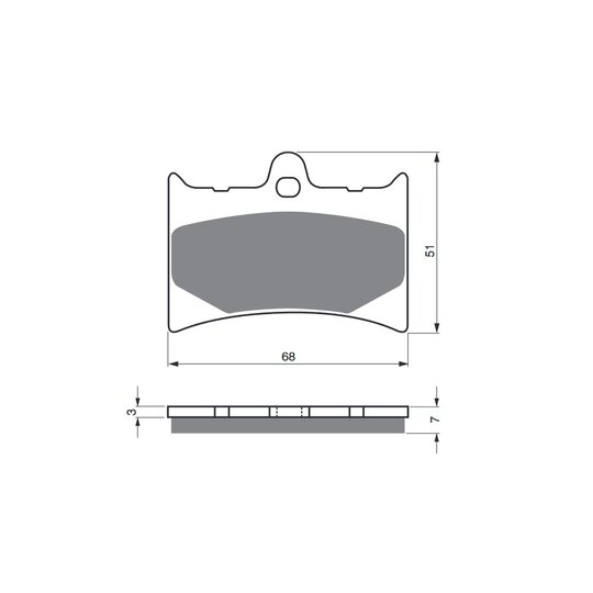 Brzdové obloženie GOLDFREN 019 S3