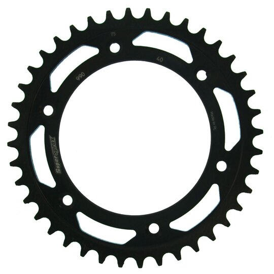 Reťazová rozeta SUPERSPROX RFE-990:40-BLK čierna 40T, 520