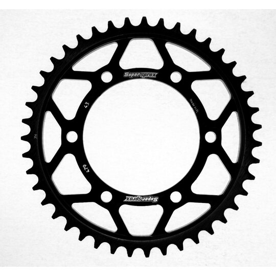 Reťazová rozeta SUPERSPROX RFE-479:43-BLK čierna 43T, 530