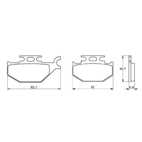 Brzdové obloženie ACCOSSATO AGPA114 OR