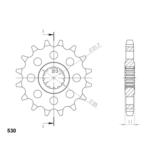 Reťazové koliečko SUPERSPROX CST-580:15 15T, 530