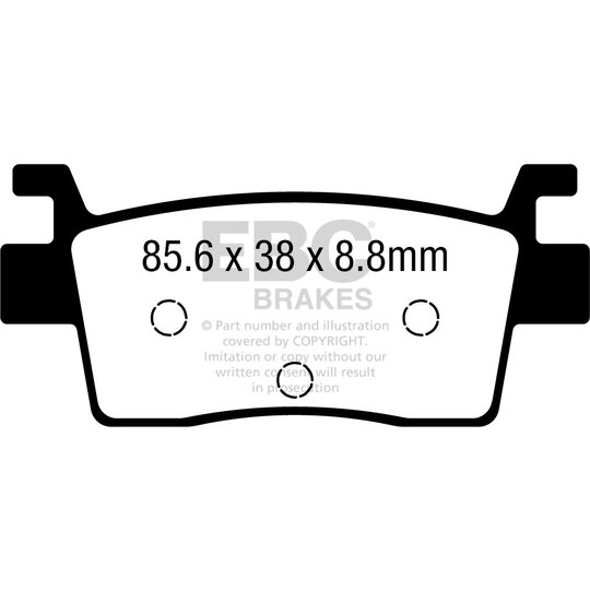 Brzdové obloženie EBC FA739R