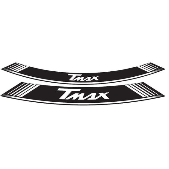 Linka na ráfik PUIG T-MAX 5532B biela linky na ráfik - sada 8ks