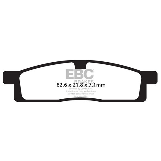 Brzdové obloženie EBC FA119TT