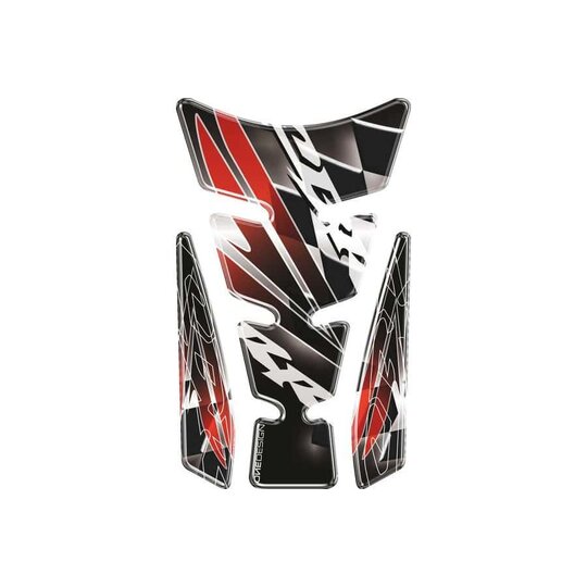 Tank pad PUIG WINGS 4784P strieborná s bočnou časťou