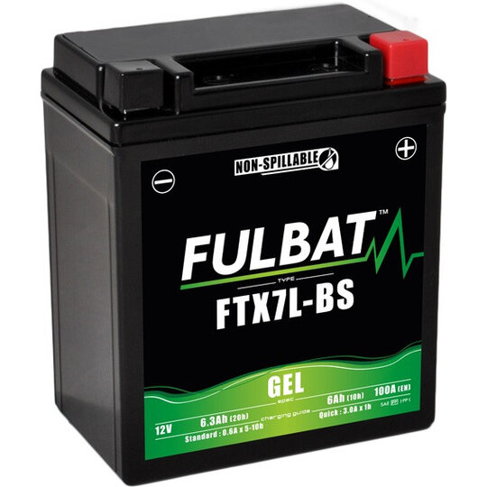 Gelový akumulátor FULBAT FTX7L-BS GEL (YTX7L-BS GEL)