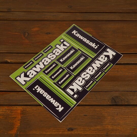 Set nálepiek a4 - kawasaki 1 - NA4KAW1 (Custom)
