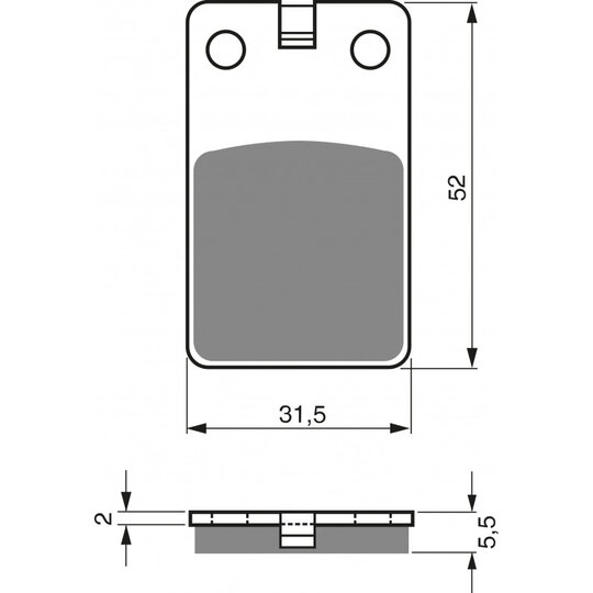 Brzdové obloženie GOLDFREN 120 AD