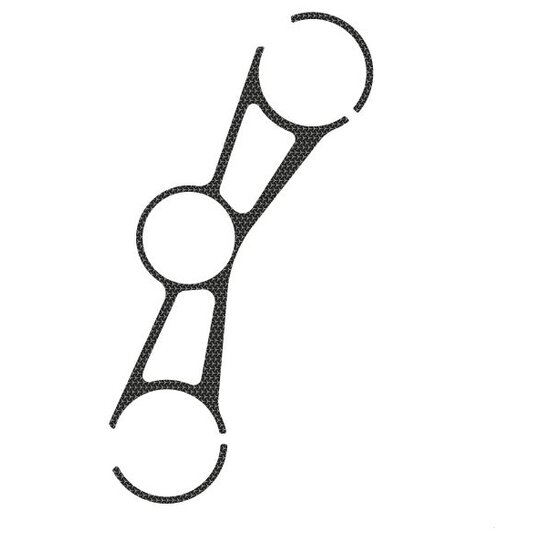 Ochranné nálepky na "okuliare" PUIG NAKED 3709U sivá