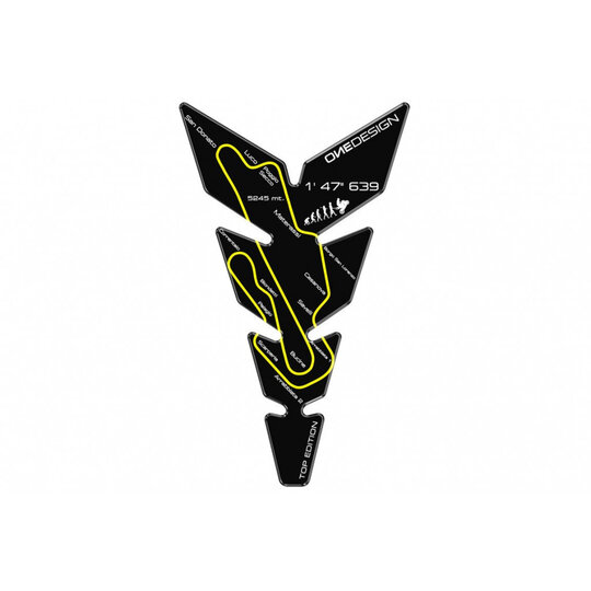 Tank pad PUIG MUGELLO 20597N čierna