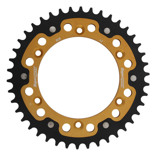 Reťazová rozeta SUPERSPROX STEALTH RST-808:42-GLD zlatá 42T, 520