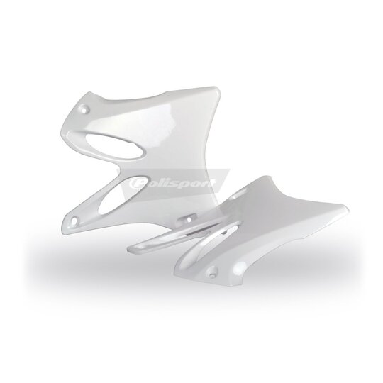 Spojler chladiča POLISPORT (pár) biela