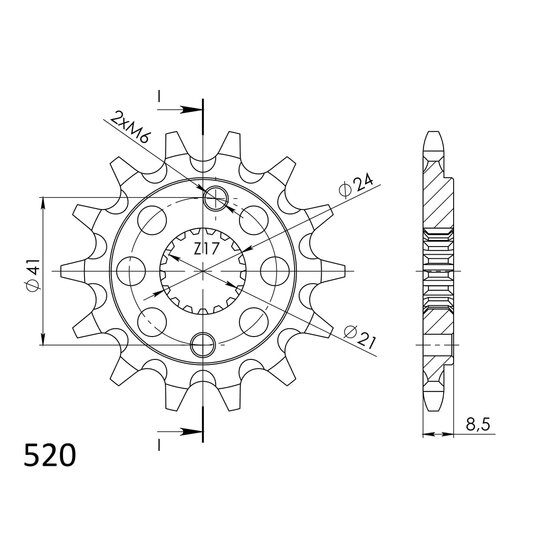 Reťazové koliečko SUPERSPROX CST-1322:15 15T, 520