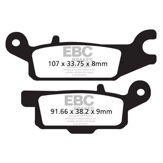 Brzdové obloženie EBC FA445R