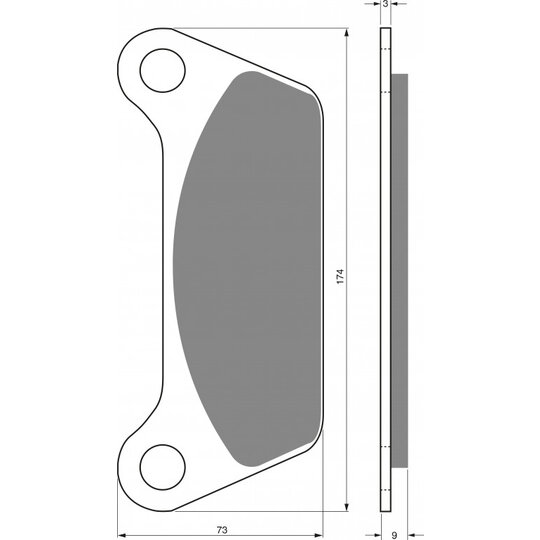 Brzdové obloženie GOLDFREN 061 S3