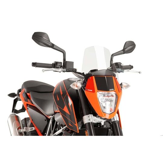 Plexi na motorku PUIG NEW. GEN SPORT 6009W priehľadné