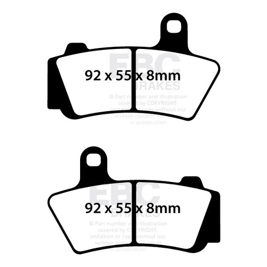 Brzdové obloženie EBC FA749HH
