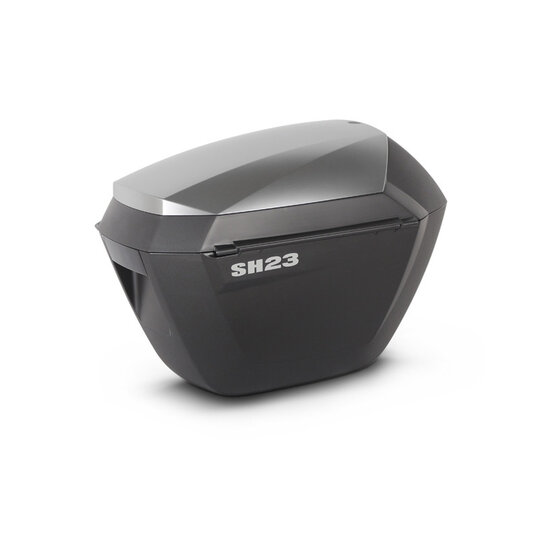 Bočné kufre SHAD SH23 D0B23200W hliníkový vzhľad