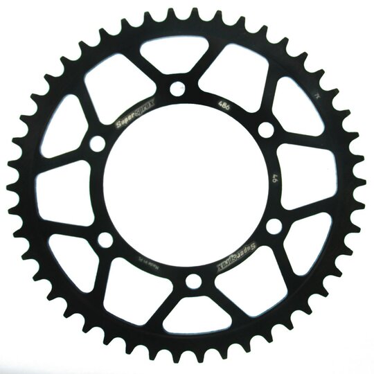 Reťazová rozeta SUPERSPROX RFE-486:46-BLK čierna 46T, 520