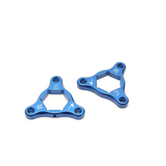 Ovládanie predpätia pružín vidlice 4RACING GF22 modrá