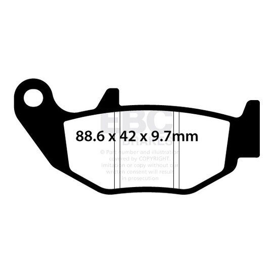 Brzdové obloženie EBC SFA754