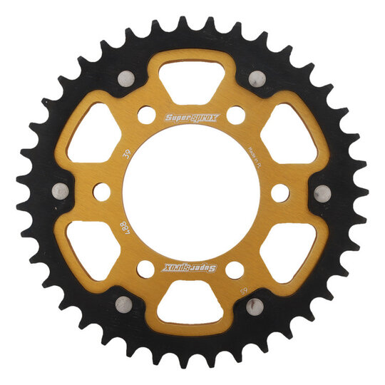 Reťazová rozeta SUPERSPROX STEALTH RST-488:39-GLD zlatá 39T, 530